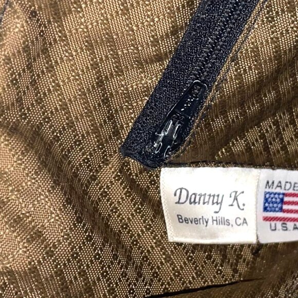 Danny K Beverly Hills Handmade USA Hand-Cut Tapestry Fabric Gray Black Versatile - Picture 7 of 8